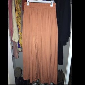 Maxi orange skirt